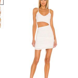 Superdown Darcey Ruched Mini Dress from Revolve